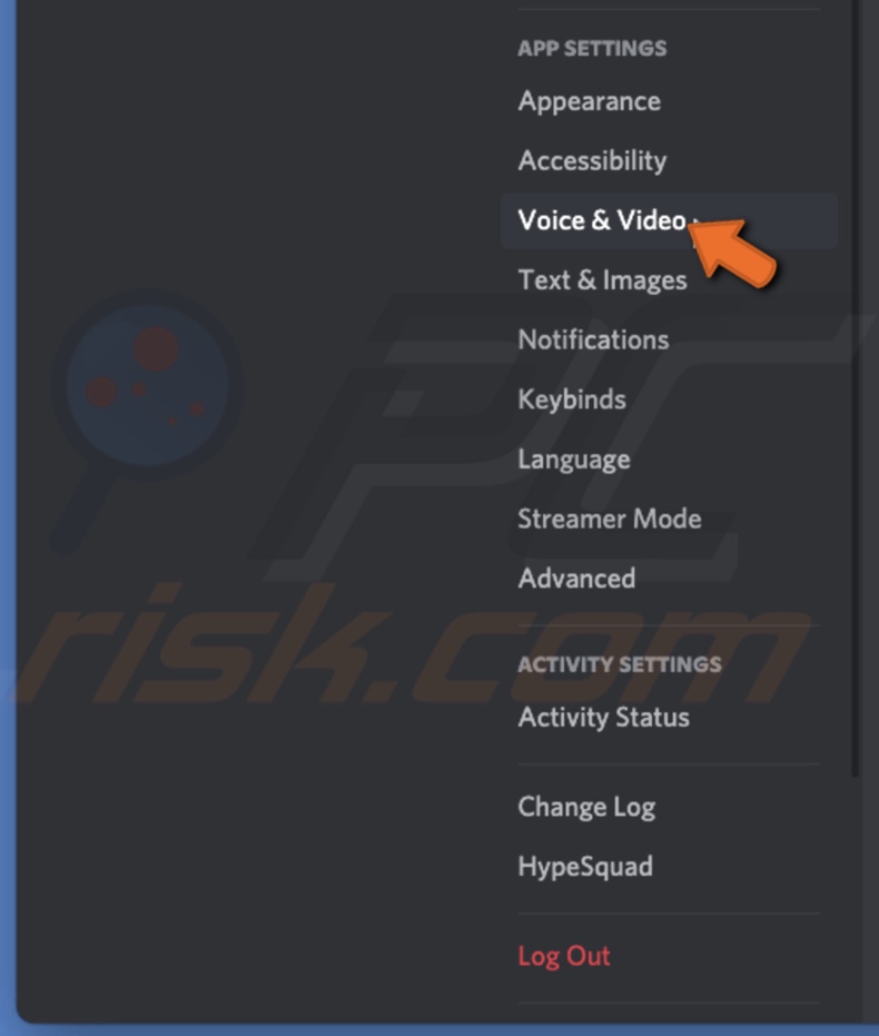 Go to Voice and Video