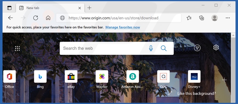 Go to the Origin download page