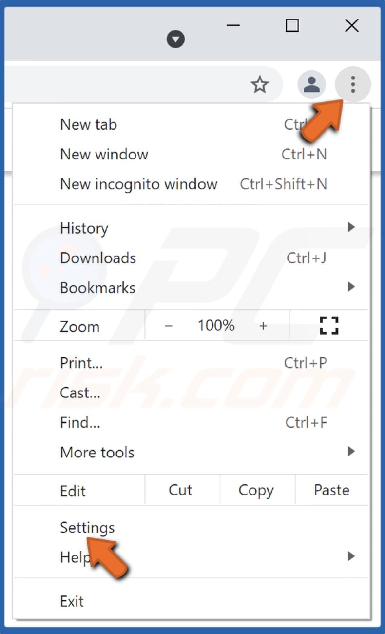 Open the Menu and sellect Settings