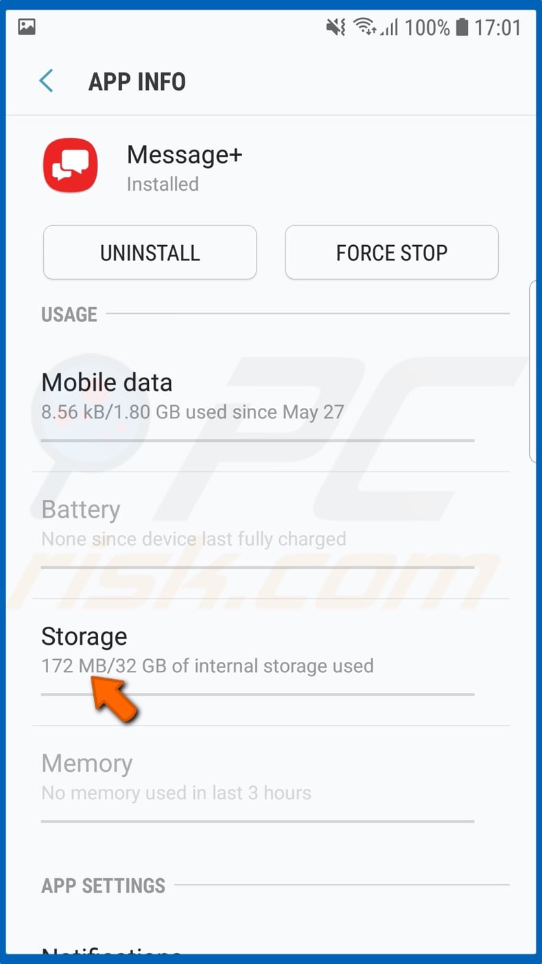 Tap on Storage