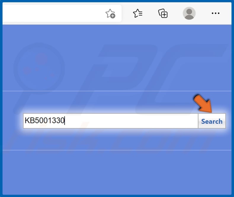 Enter the Knowledge Base code and click Search