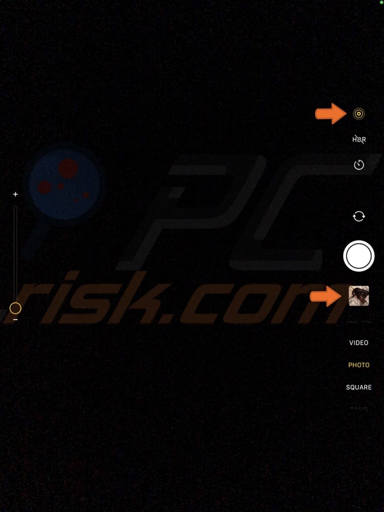 Take a Photo and go to preview