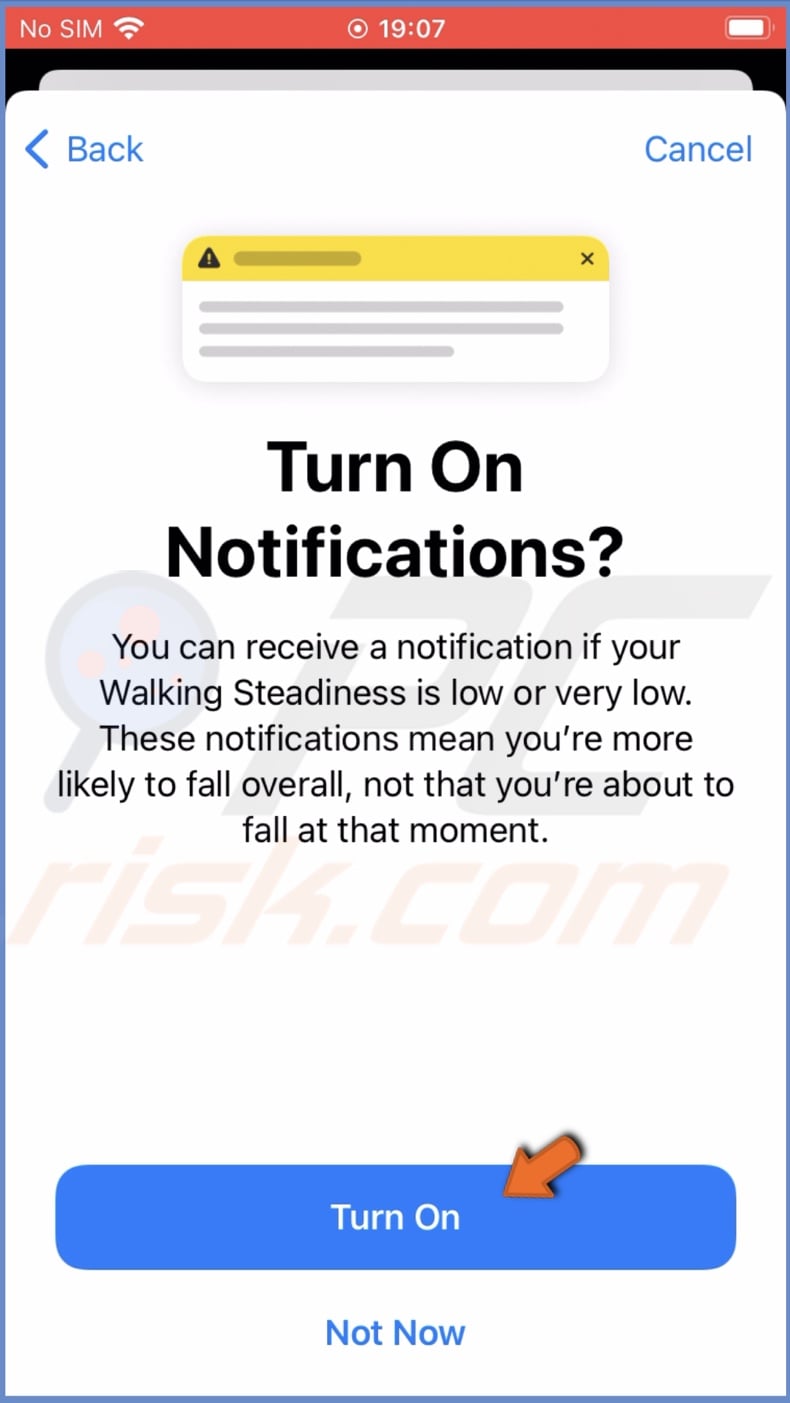 Turn on Notifications