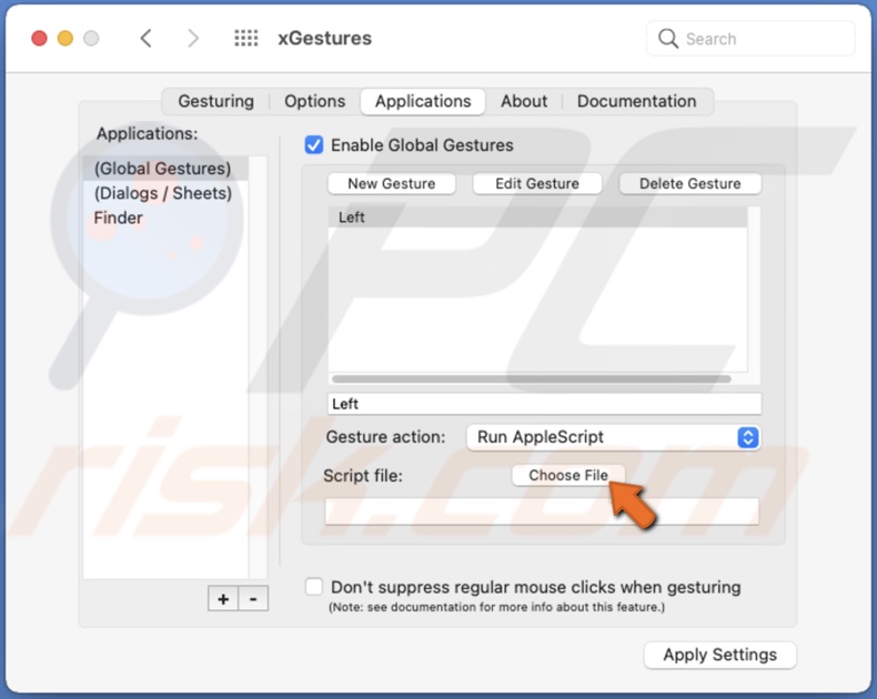 Import ctrl-right script