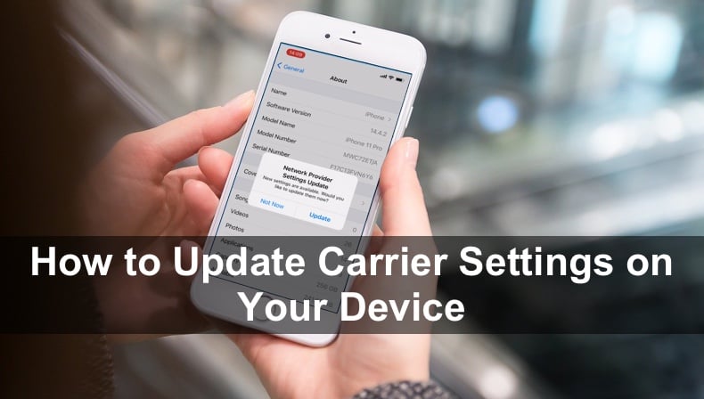 Manually Update Carrier Settings on Your iPhone and iPad