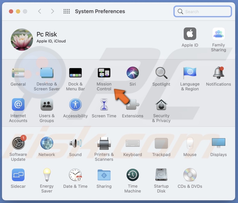 Go to Mission Control