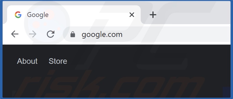 Go to the Google.com website