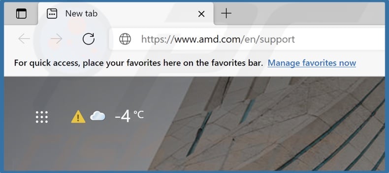Go to the AMD graphics drivers download web page