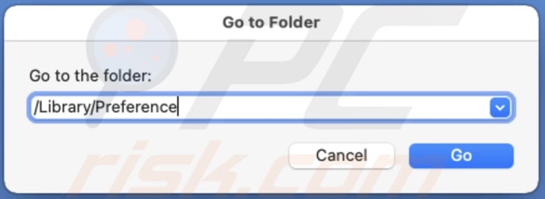 Go to library preferences