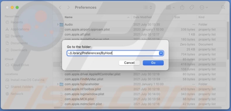 Go to library preferences by Host