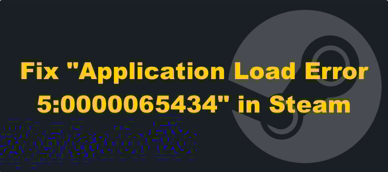 Application Load Error 5:0000065434