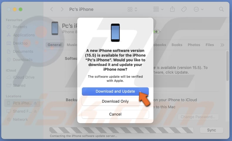 Tap on Download and Install/Update