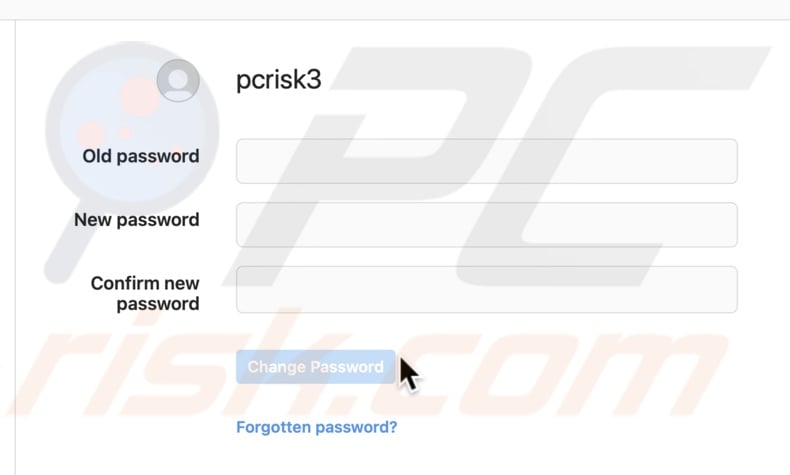 Chnage Instagram password
