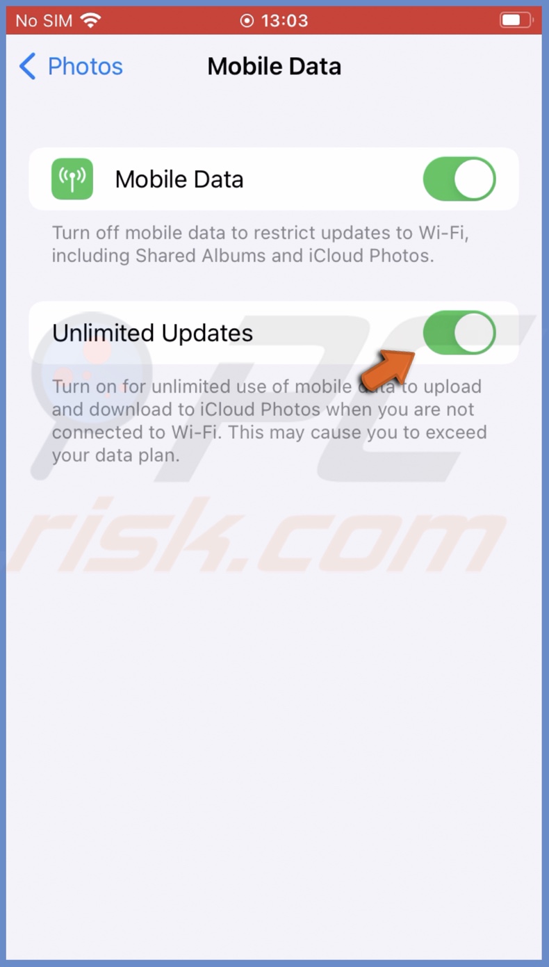 Enable Unlimited Update