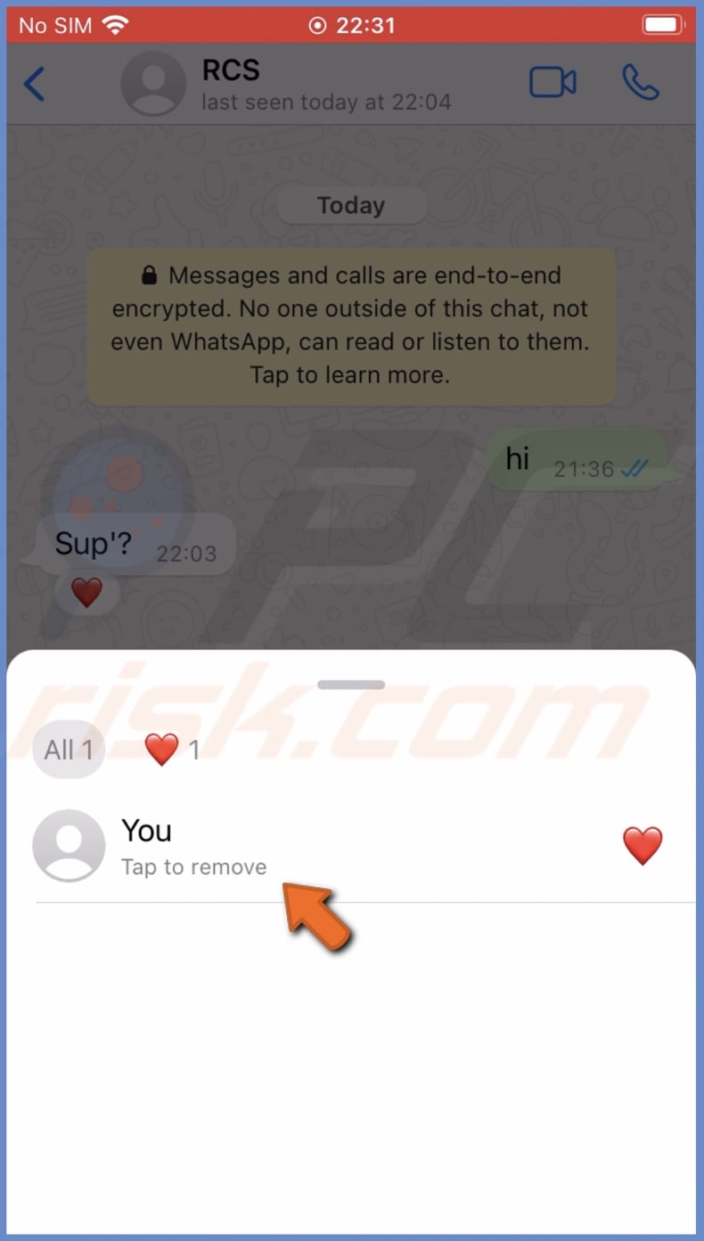 Remove emoji reaction