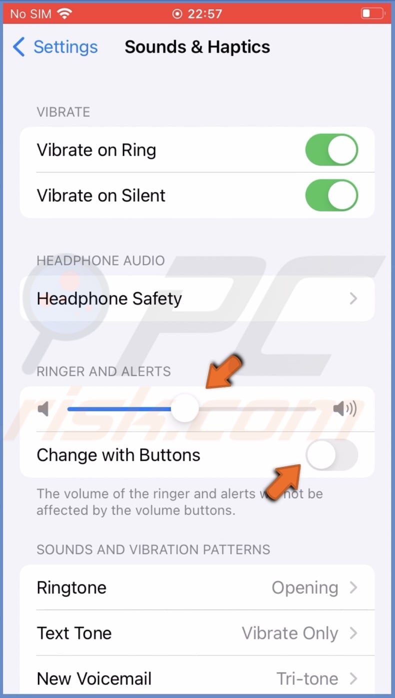 Disable Change with Buttons