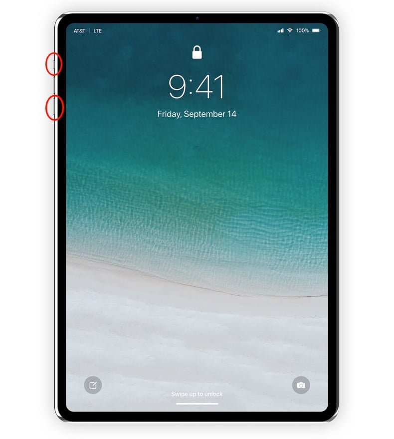 Press the Power and Volume Down buttons