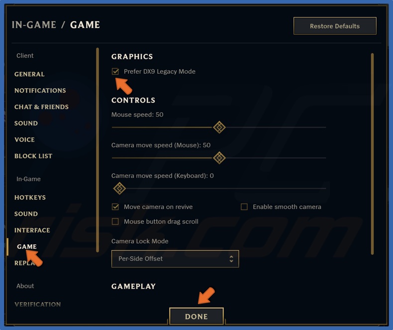 Tick Prefer DX9 Legacy Mode and click Done