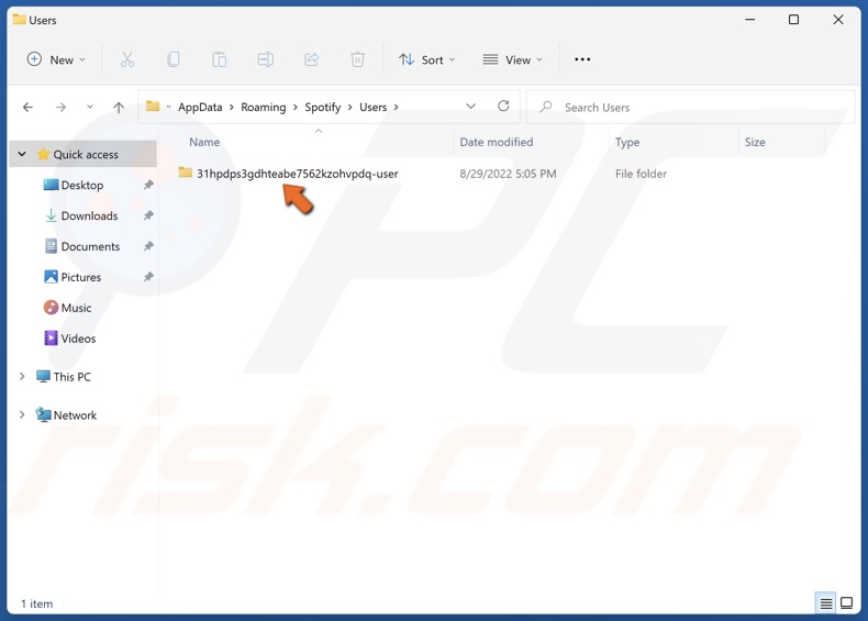Go to your user folder