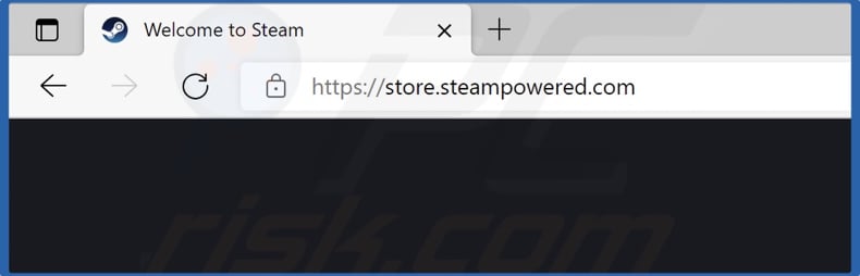 Go to the Steam website