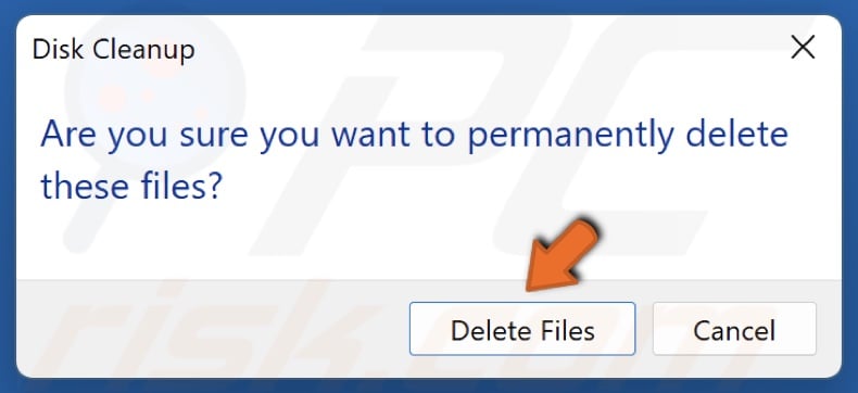 Click Delete Files