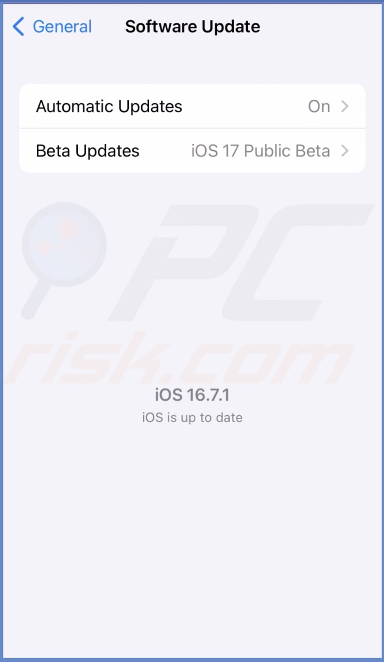 Update iPhone
