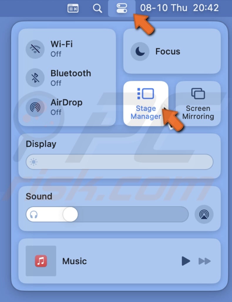 Enable Stage Manager