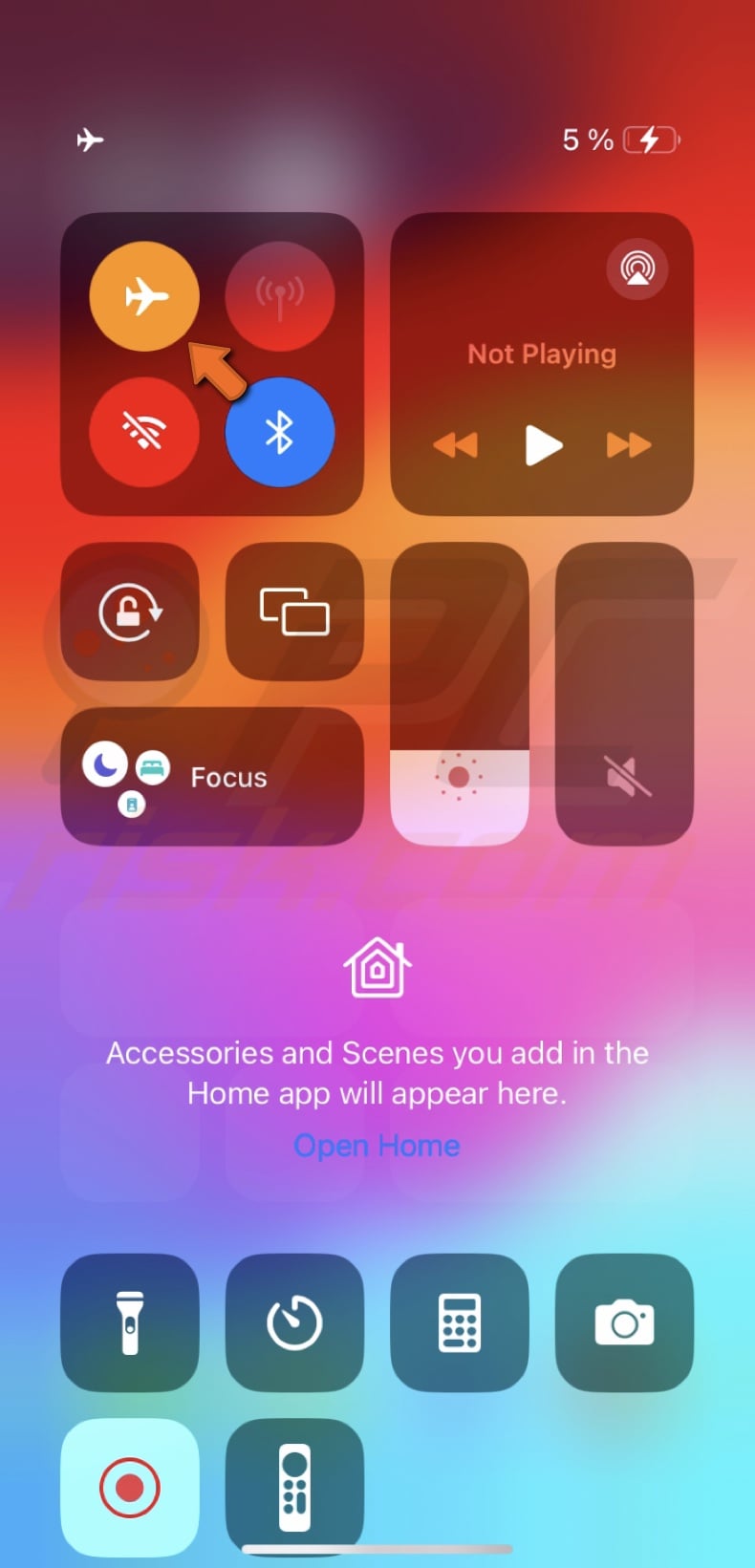 Enable Airplay icon