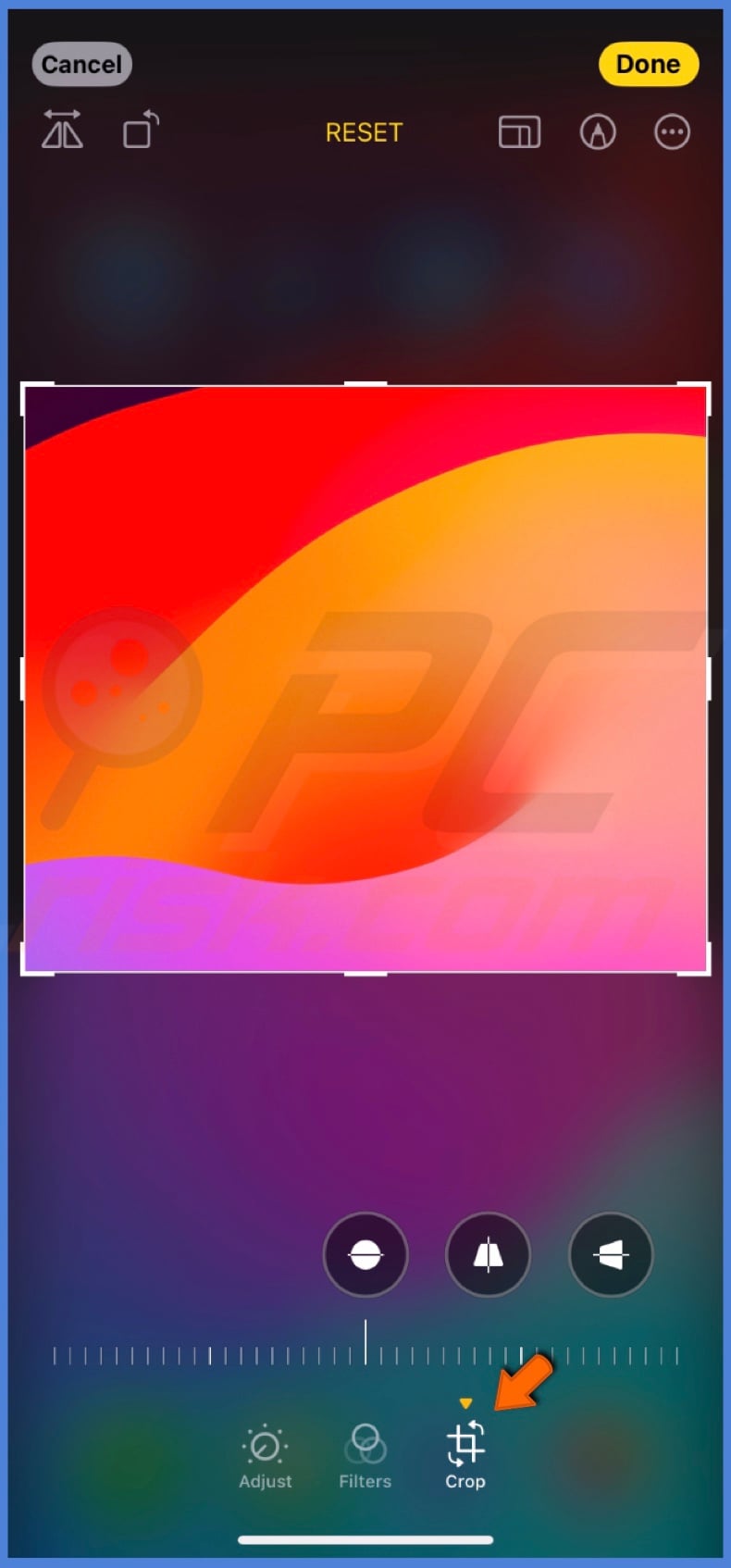 Select Crop & Rotate