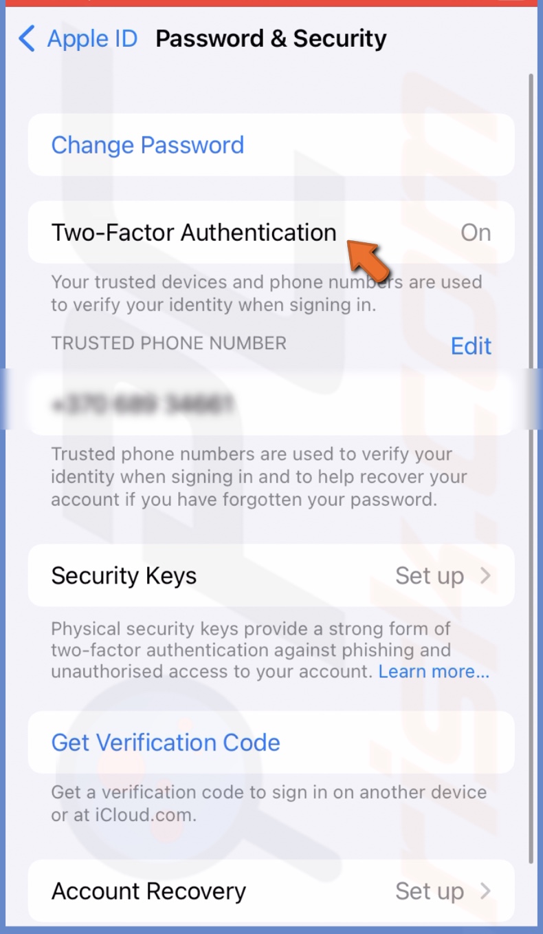 Turn On Two-Factor Authentication