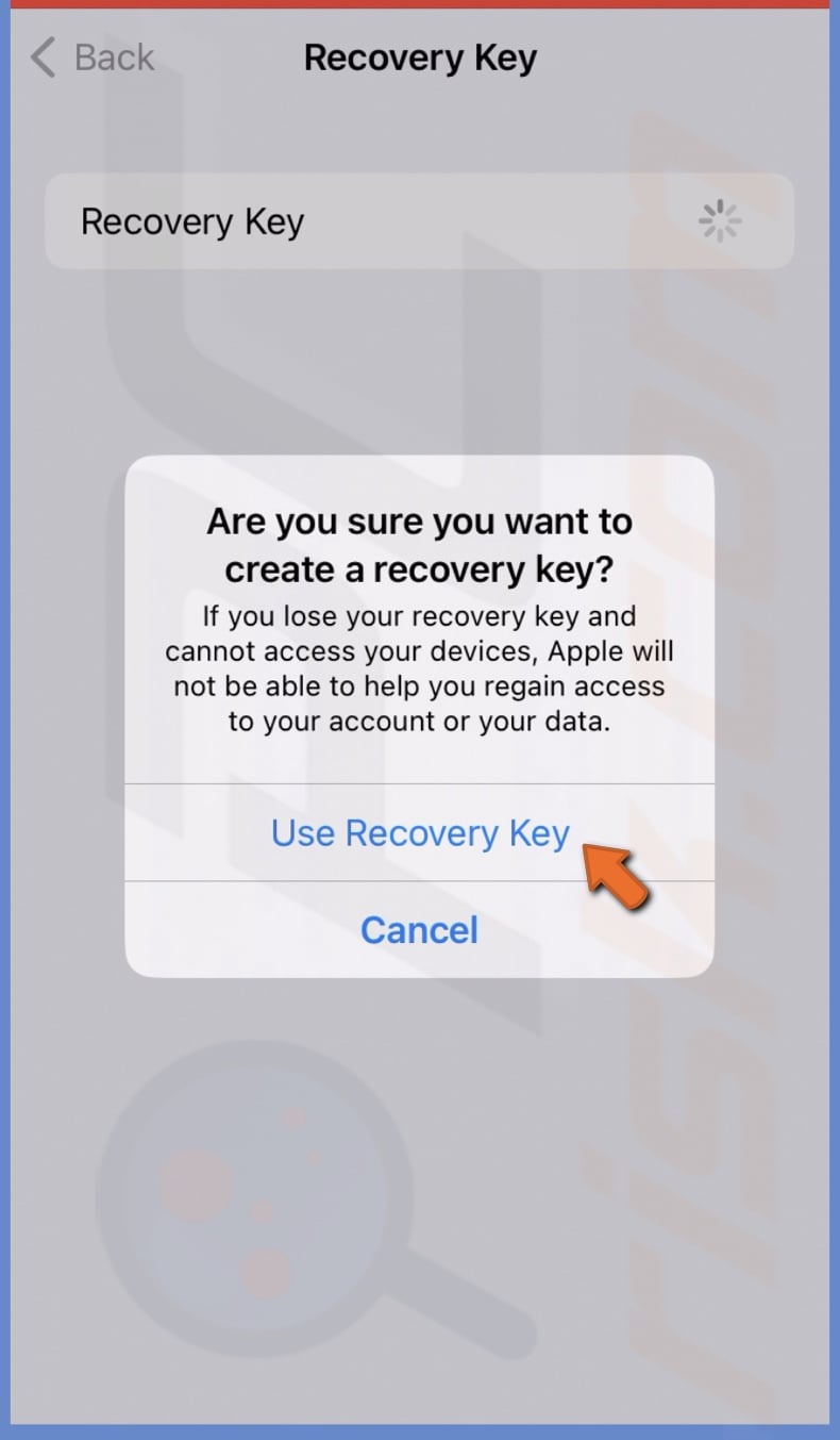 Use Recovery Key
