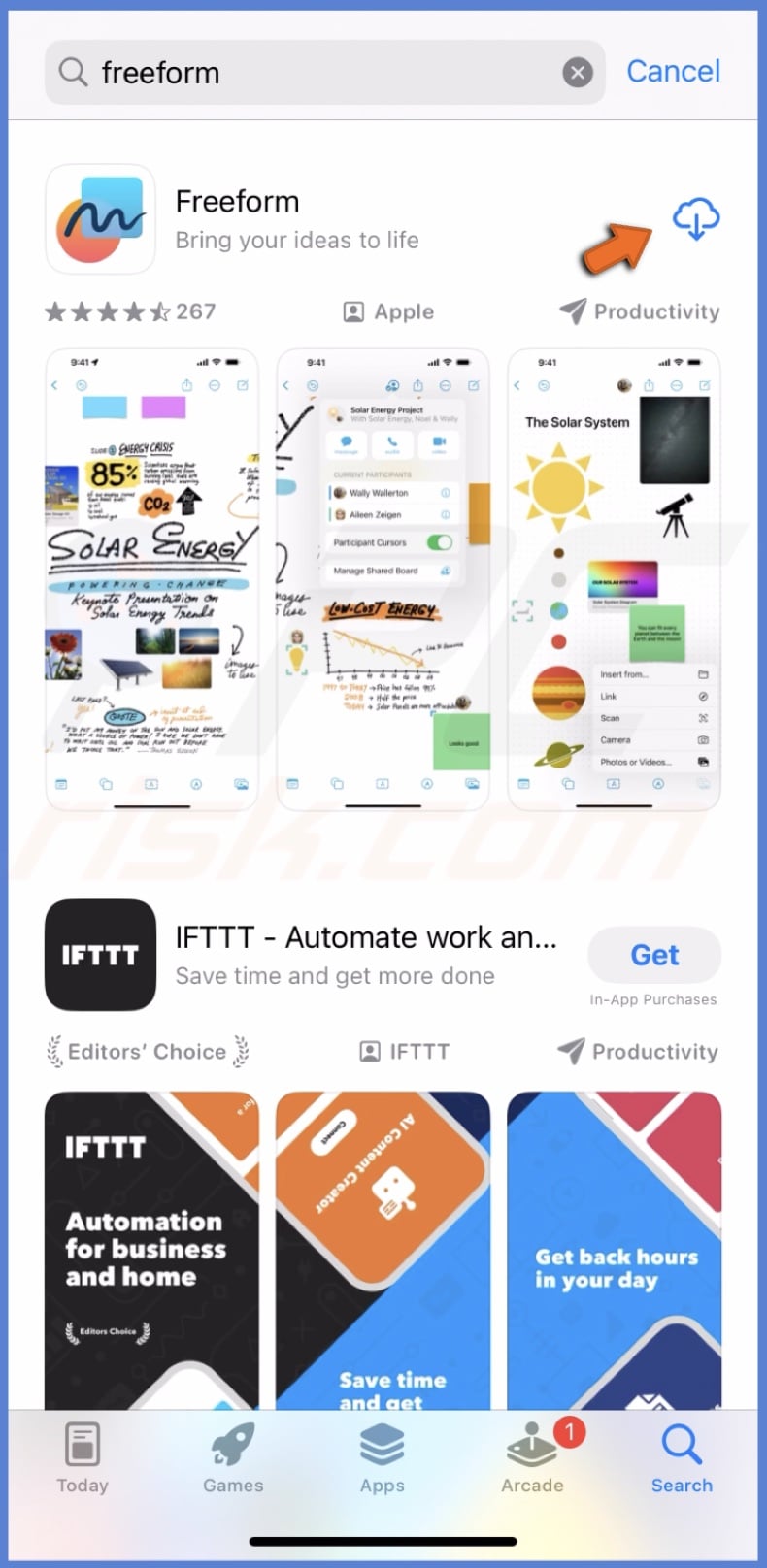 Download the app again