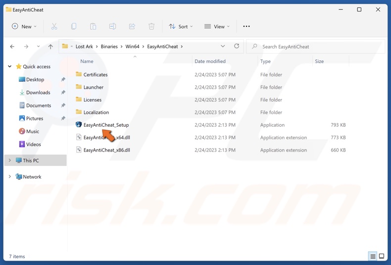 Run EasyAntiCheat_Setup.exe