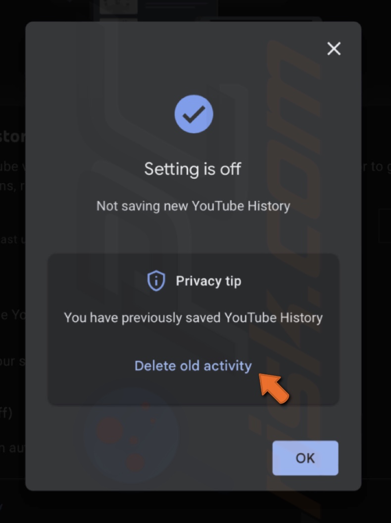 Delete old activity