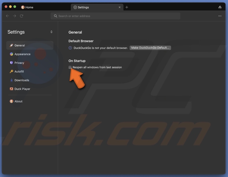 Add login items via app settings