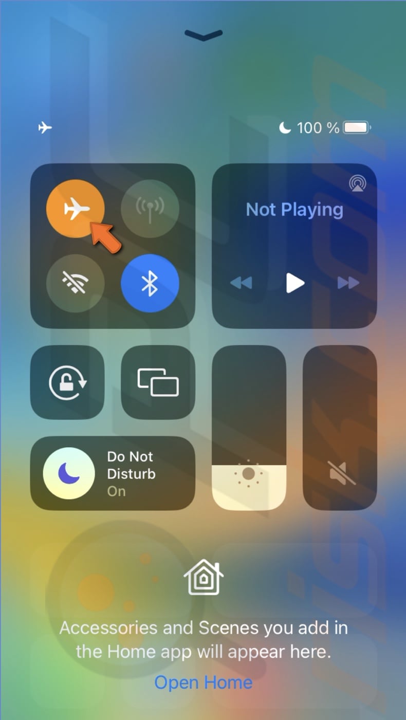Enable Airplane Mode