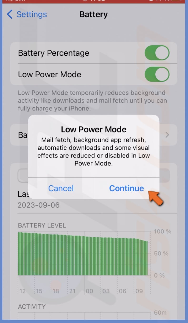 Enable Low Power Mode