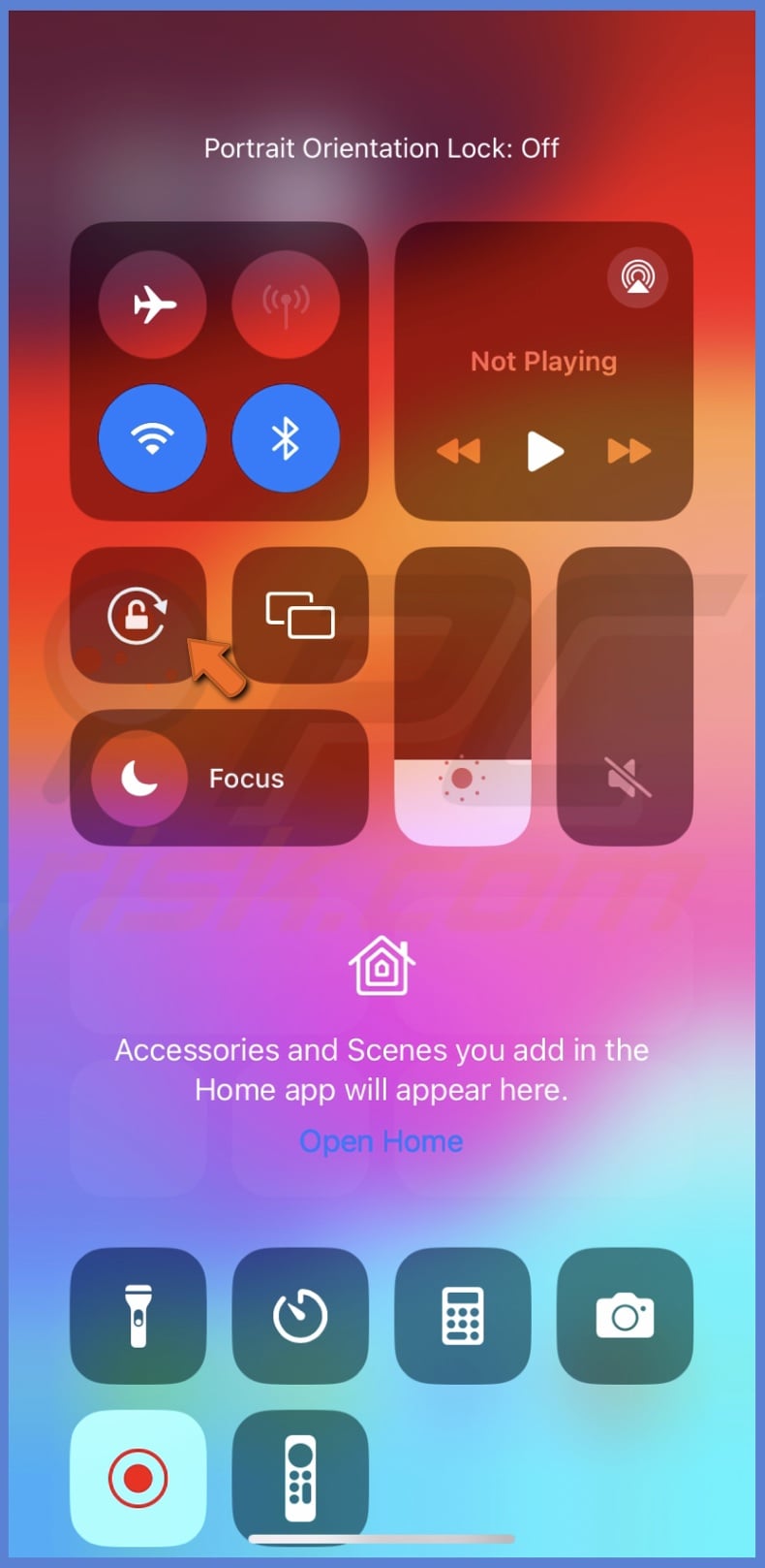 Disable portrait lock
