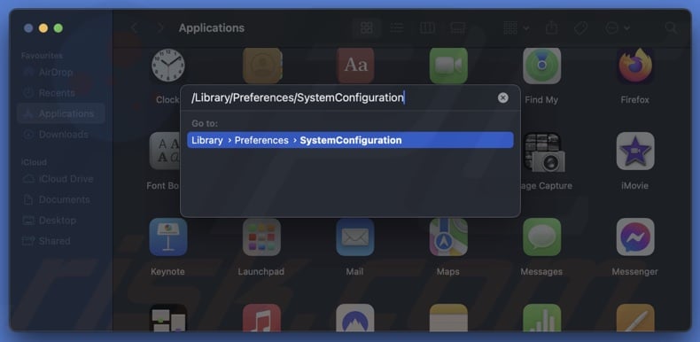 Go to System Configuration