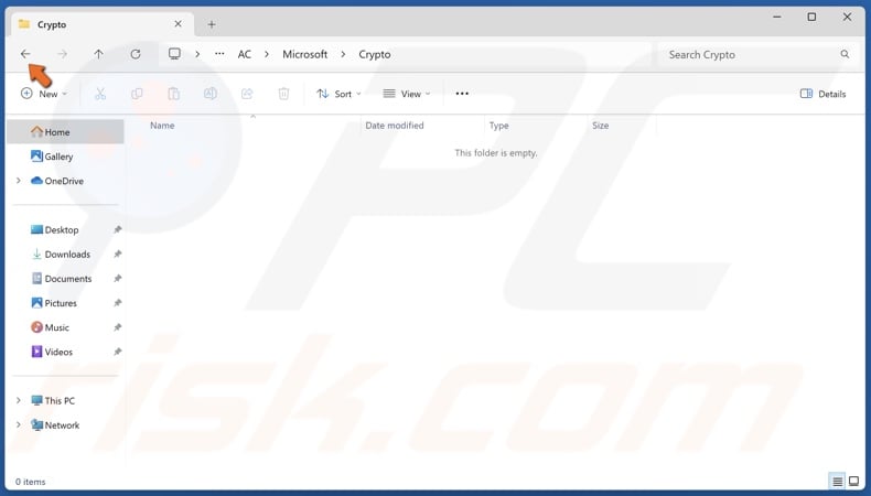 Return to the Packages folder