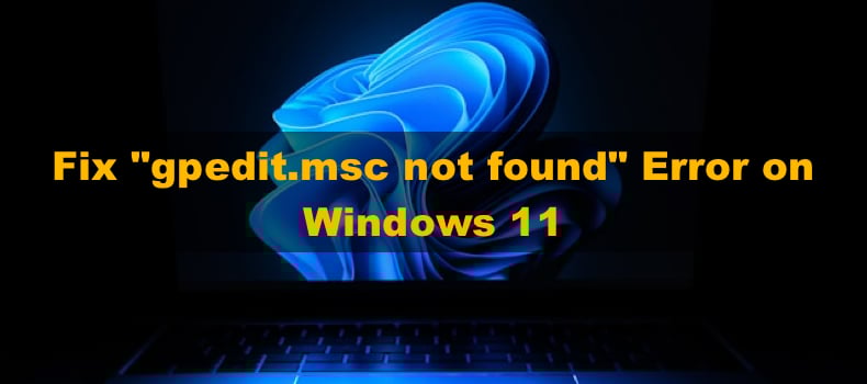 gpedit.msc not found