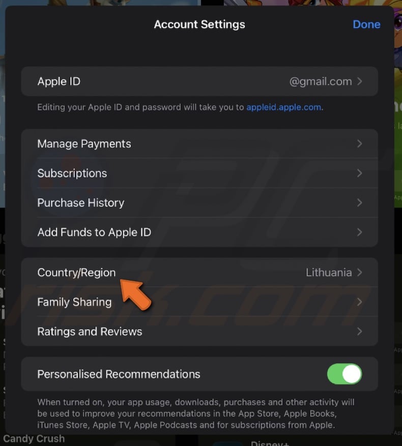 Select Country/Region