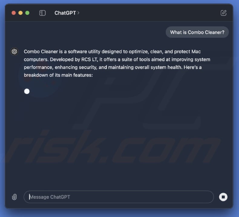 Ask ChatGPT questions