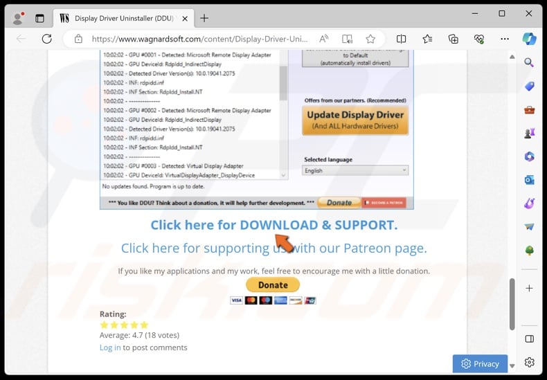Click here for DOWNLOAD & SUPPORT