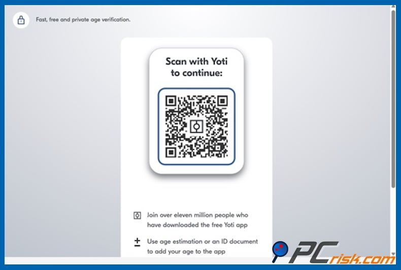 Yoti age verification