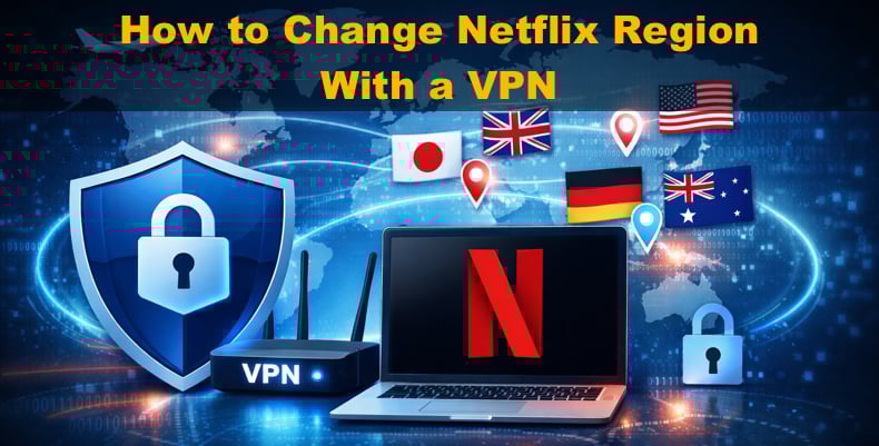 Chenge Your Netflix Region With a VPN