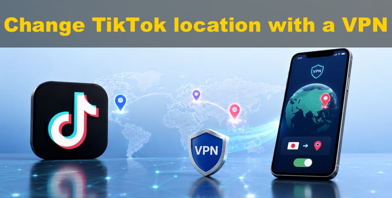 Change TikTok location with a VPN