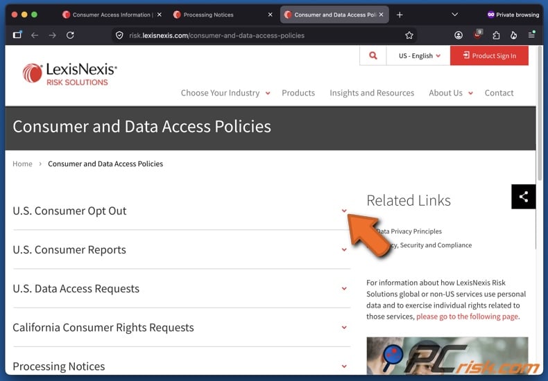 LexisNexis opt-out 4
