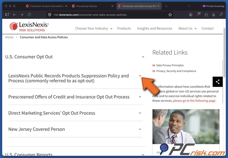 LexisNexis opt-out 5