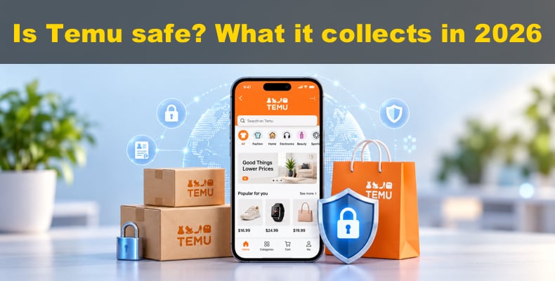 Is Temu safe and what data does it collect